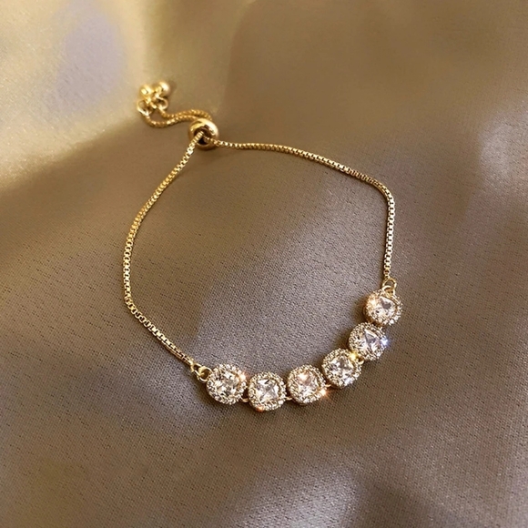 14k gold plated Cubic Zirconia - Picture 4 of 5